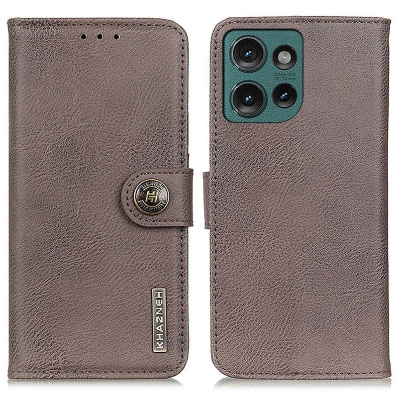 Leren Hoesje Voor Motorola Edge 50 Neo Khazneh