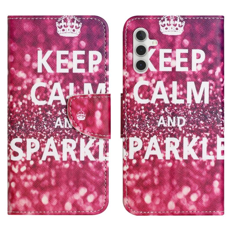 Bescherming Hoesje Samsung Galaxy S24 Fe Feep Kalm En Sparkle