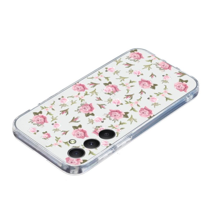 Case Hoesje Samsung Galaxy S24 Fe Telefoonhoesje Bloemen