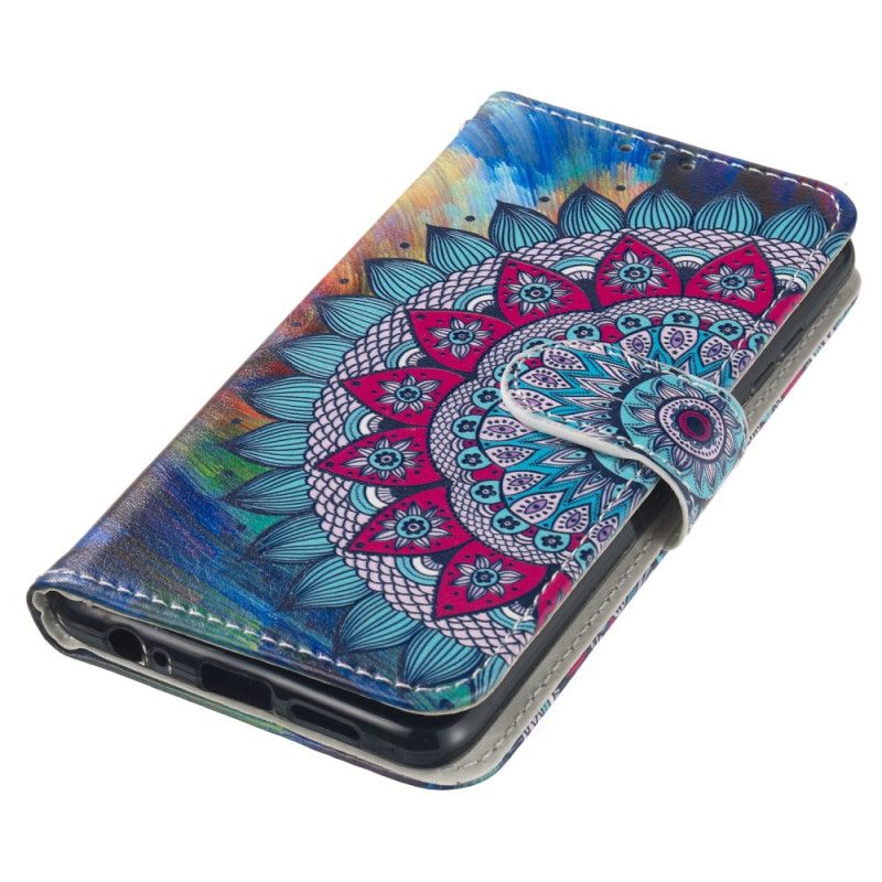 Flip Case Leren Samsung Galaxy S24 Fe Mandalapatroon