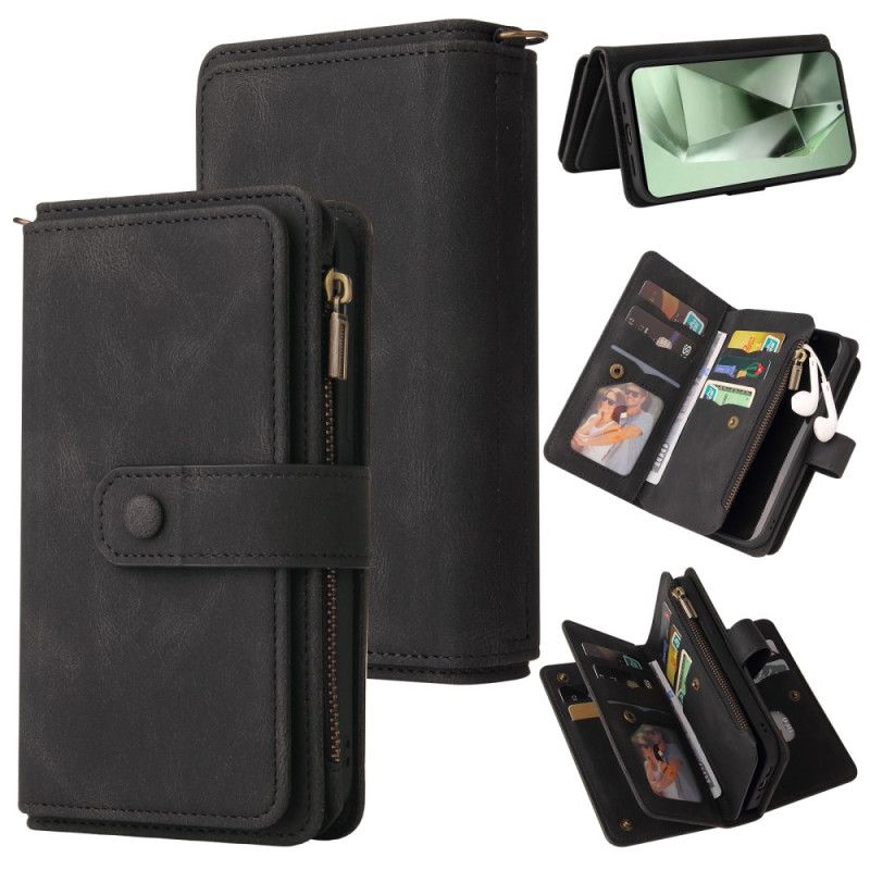 Flip Case Leren Samsung Galaxy S24 Fe Portemonnee