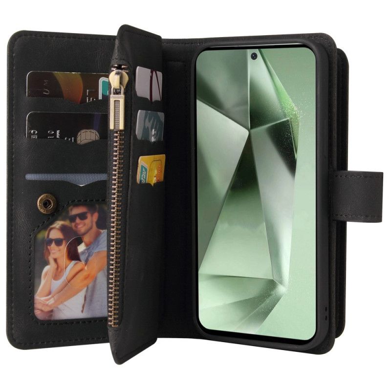 Flip Case Leren Samsung Galaxy S24 Fe Portemonnee