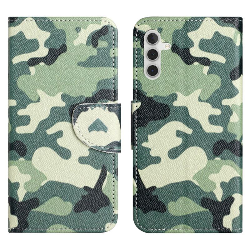 Folio-hoesje Samsung Galaxy S24 Fe Telefoonhoesje Camouflage