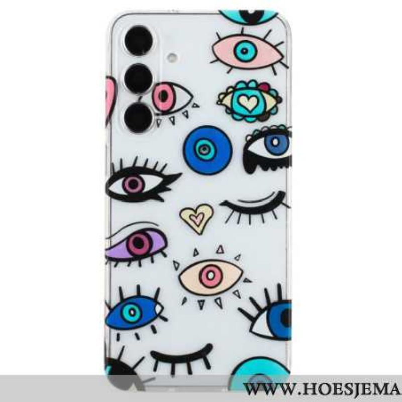 Hoesje Samsung Galaxy S24 Fe Ogen Bescherming Hoesje