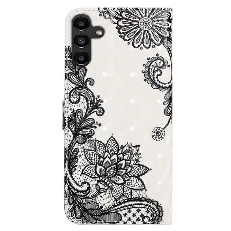 Leren Hoesje Samsung Galaxy S24 Fe Kant Bescherming Hoesje