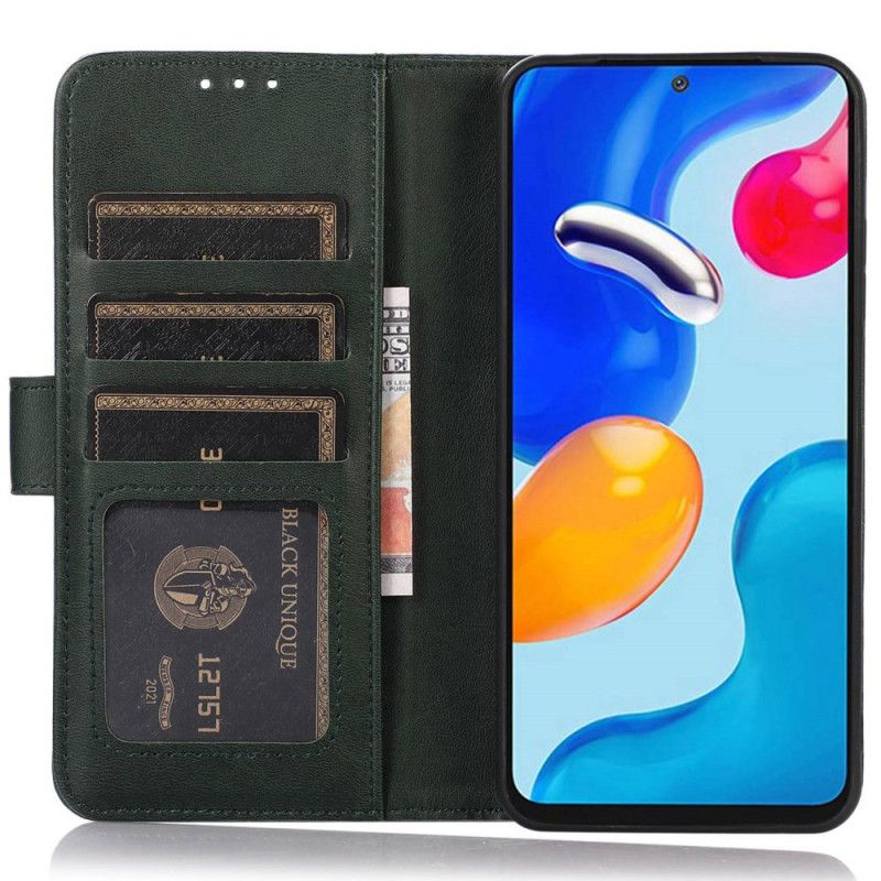 Leren Hoesje Voor Samsung Galaxy S24 Fe Klassieke 3-kaarthouder