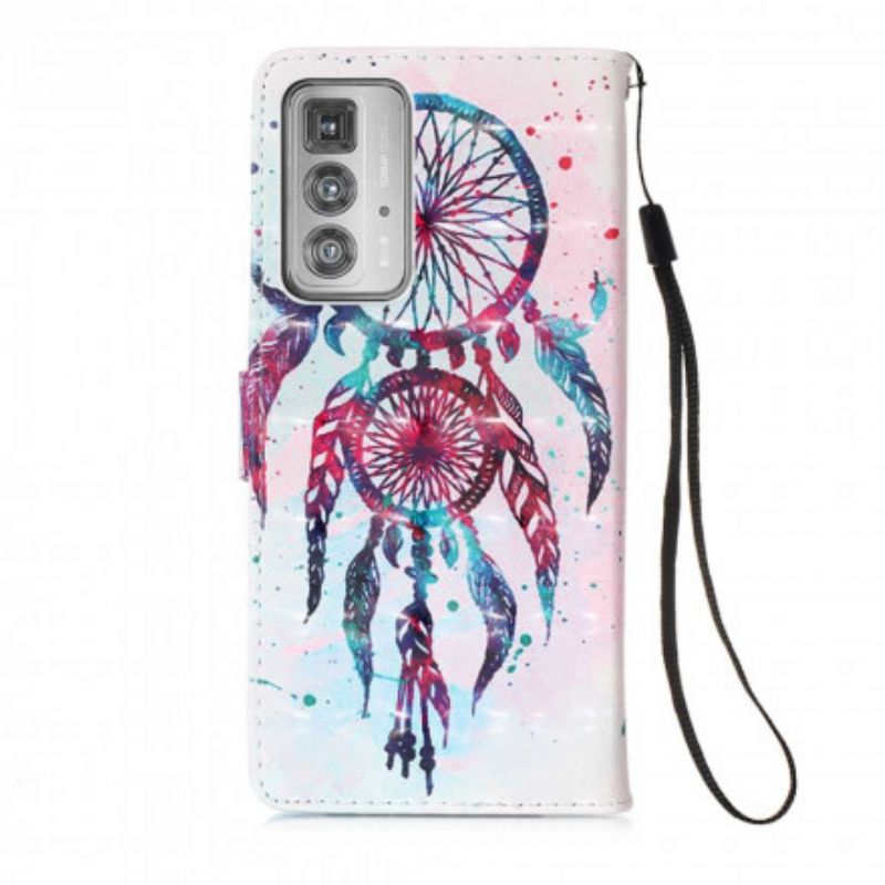 Bescherming Hoesje Motorola Edge 20 Pro Aquarel Dromenvanger