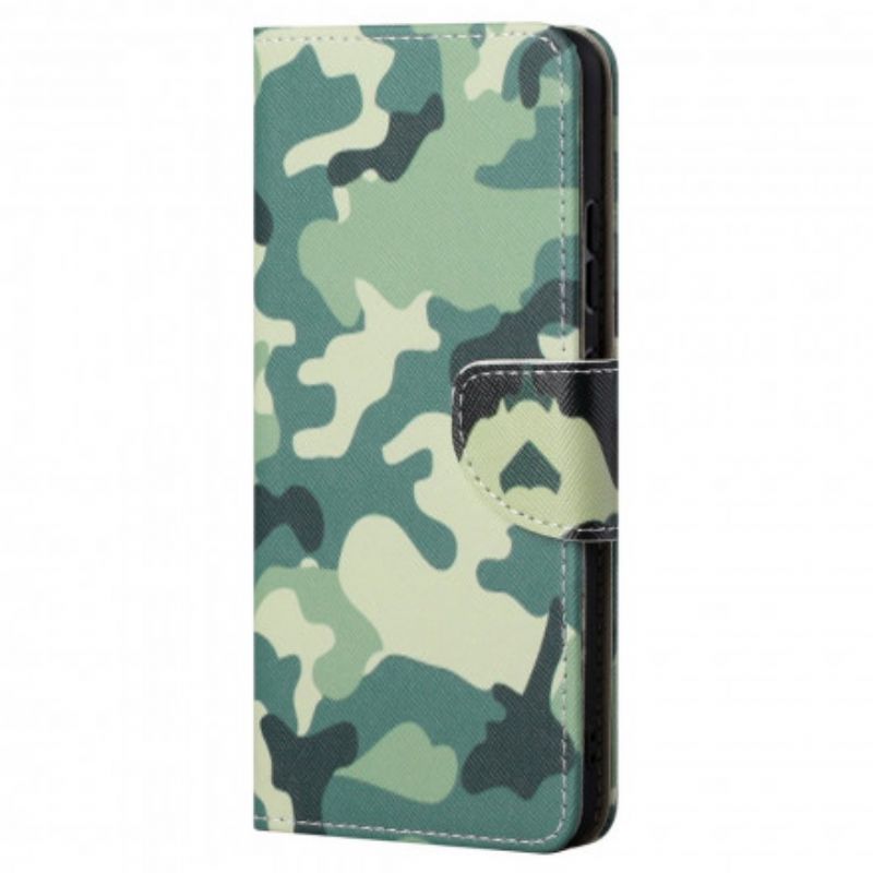 Folio-hoesje Motorola Edge 20 Pro Militaire Camouflage