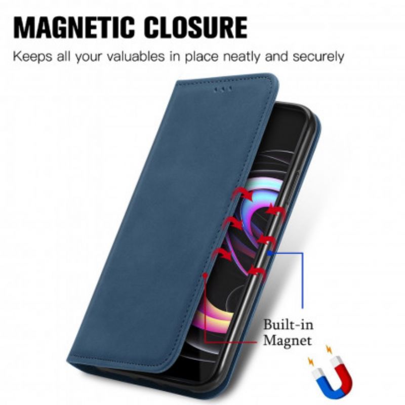 Folio-hoesje Motorola Edge 20 Pro Skin-touch Bescherming Hoesje