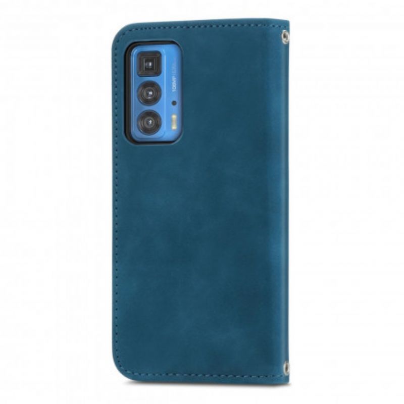 Folio-hoesje Motorola Edge 20 Pro Skin-touch Bescherming Hoesje