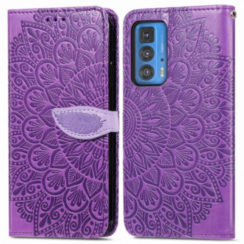 Folio-hoesje Motorola Edge 20 Pro Telefoonhoesje Veren Mandala