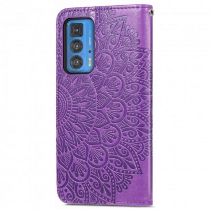 Folio-hoesje Motorola Edge 20 Pro Telefoonhoesje Veren Mandala