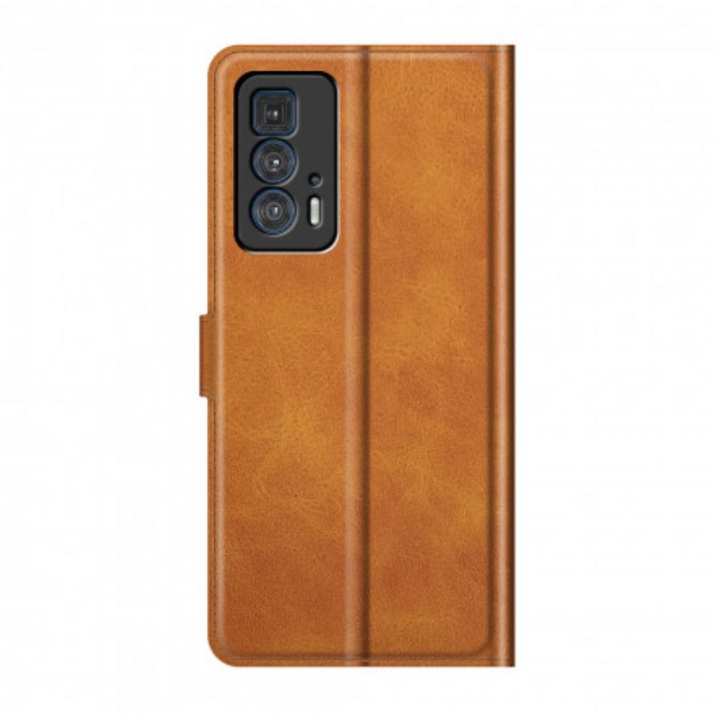 Leren Hoesje Motorola Edge 20 Pro Slank Extreem Leereffect