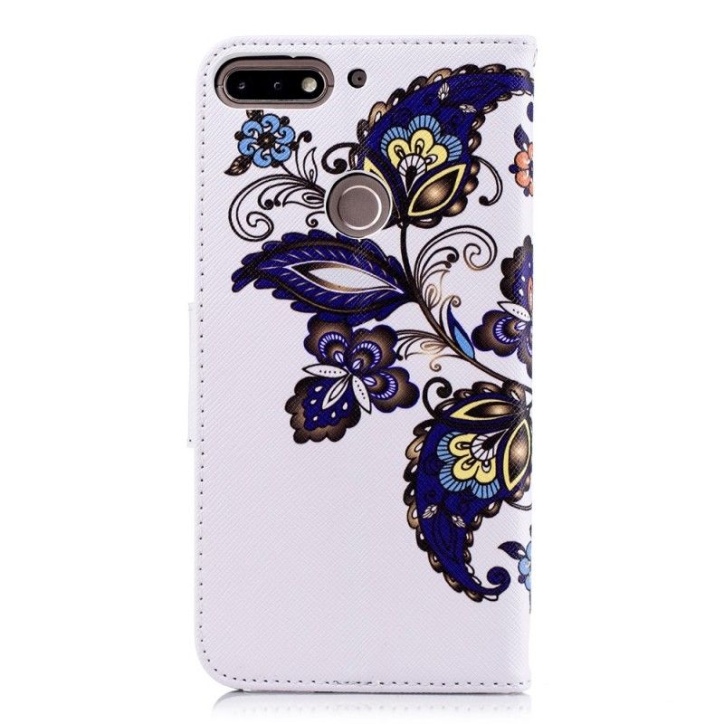 Flip Case Leren Honor 7C Vlindertattoo