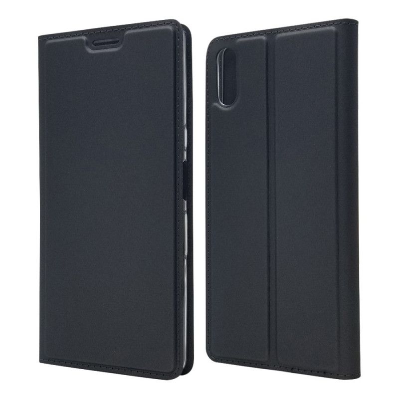 Folio-hoesje voor Sony Xperia L3 Zwart Magnetische Sluiting