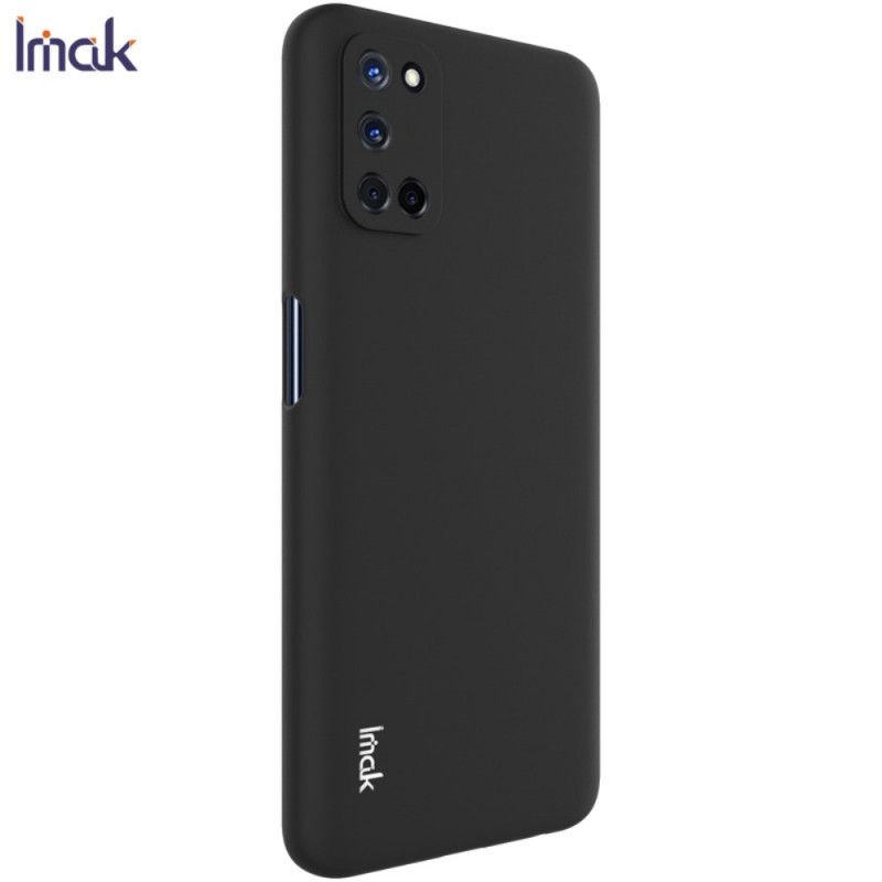 Hoesje Oppo A72 Donkerblauw Zwart Uc-1 Serie Siliconen Mat Imak