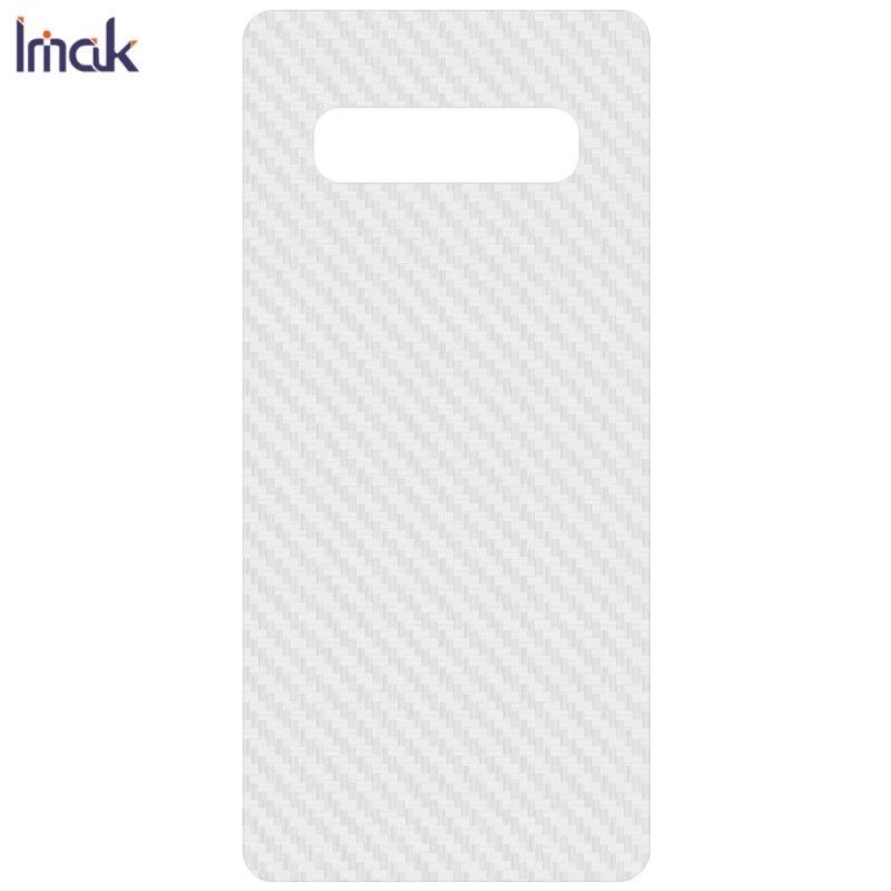 Achterbeschermfolie Samsung Galaxy S10 Plus Carbon Imak