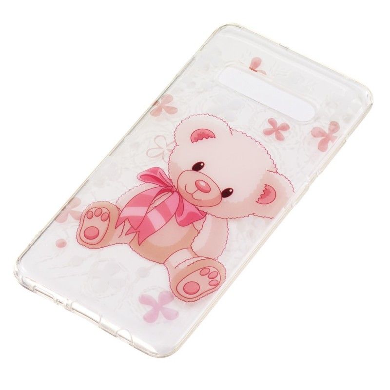 Case Hoesje Samsung Galaxy S10 Plus Telefoonhoesje Schattige Teddybeer