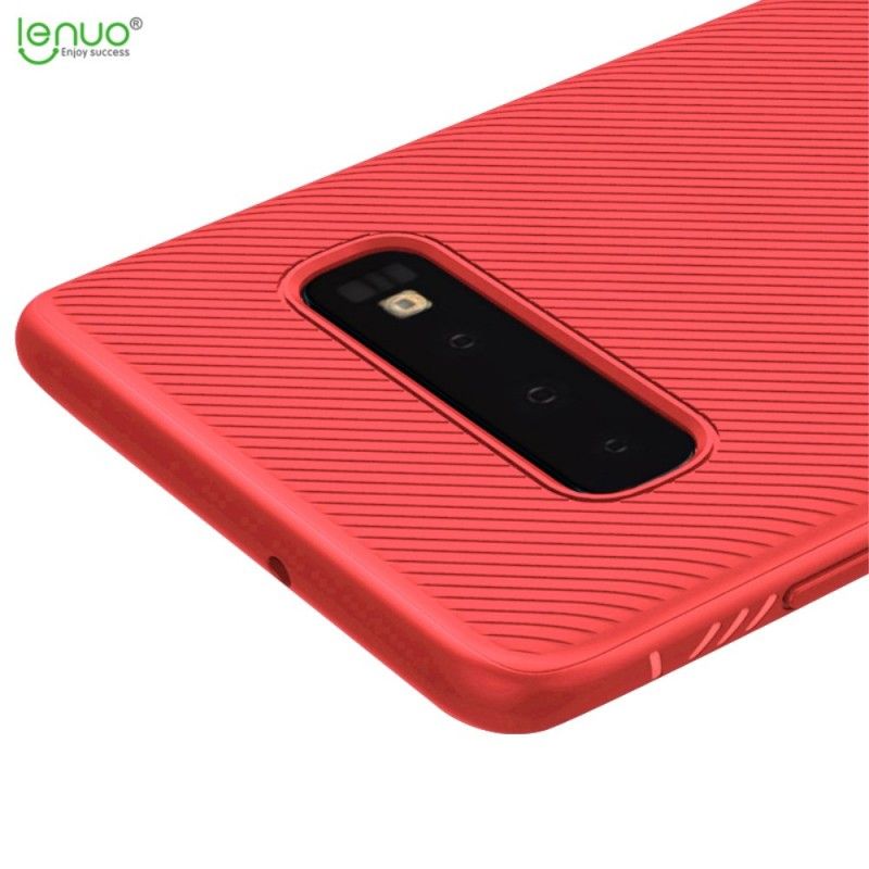 Cover Hoesje Samsung Galaxy S10 Plus Telefoonhoesje Antislip Geweven