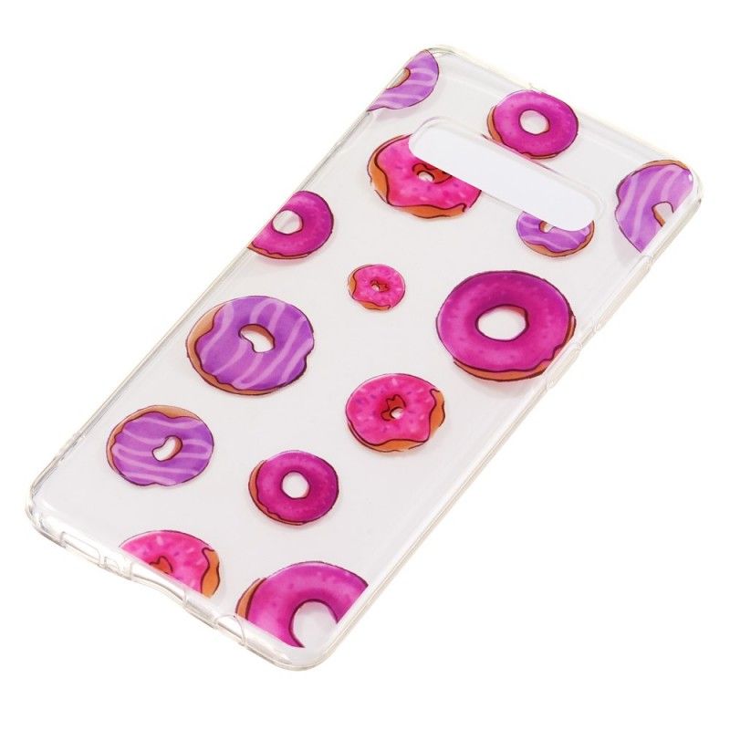 Cover Hoesje Samsung Galaxy S10 Plus Telefoonhoesje Fan Van Donuts