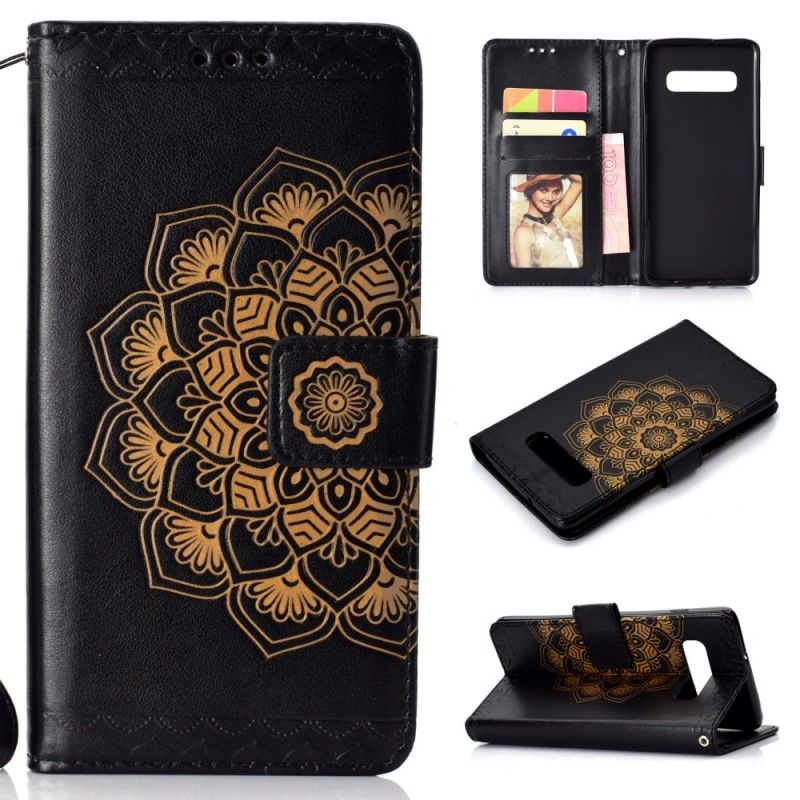 Flip Case Leren Samsung Galaxy S10 Plus Chique Mandala