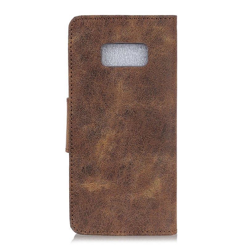 Flip Case Leren Samsung Galaxy S10 Plus Flap Retro Kunstleer