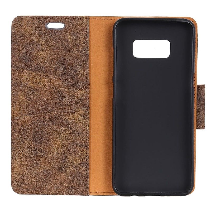 Flip Case Leren Samsung Galaxy S10 Plus Flap Retro Kunstleer