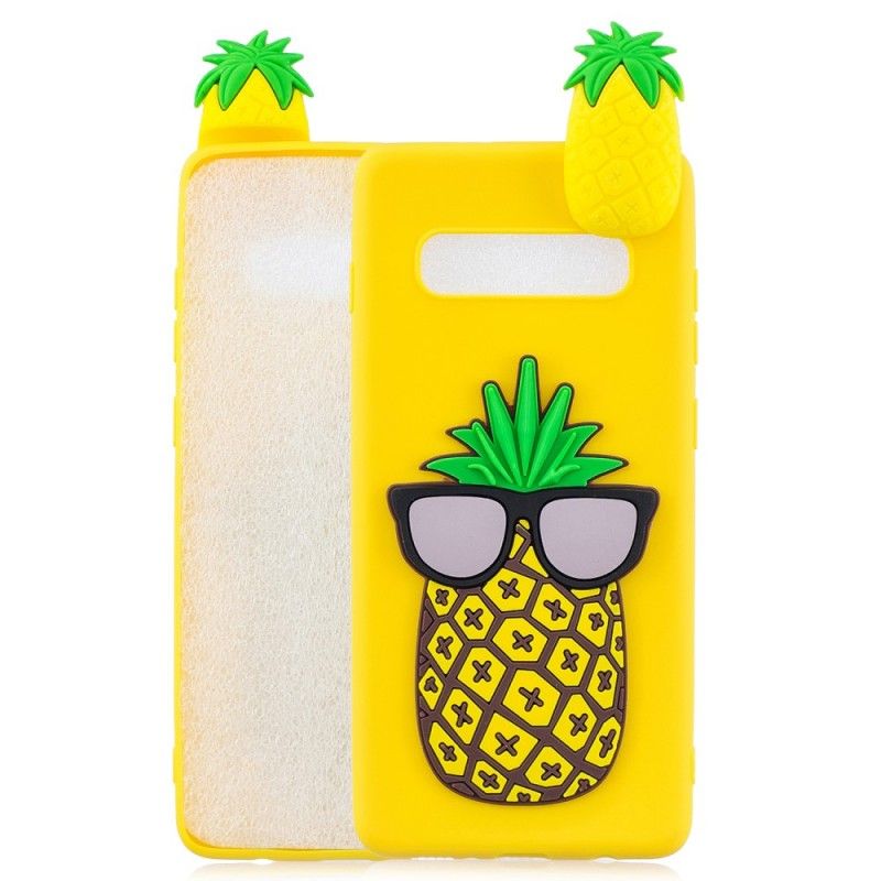 Hoesje Samsung Galaxy S10 Plus 3D Mijn Ananas