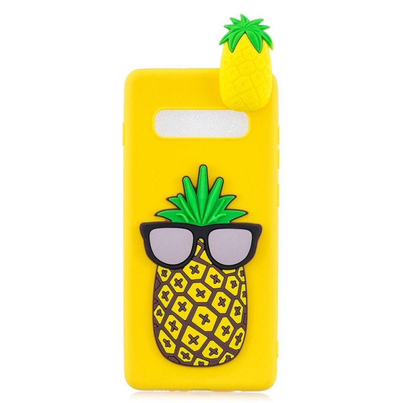 Hoesje Samsung Galaxy S10 Plus 3D Mijn Ananas