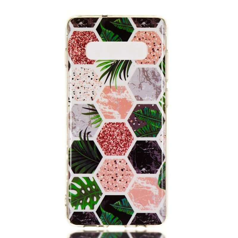 Hoesje Samsung Galaxy S10 Plus Glitter Bijenkorven En Kruiden