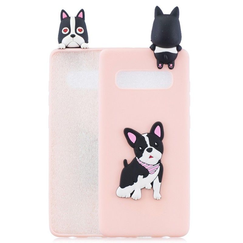 Hoesje Samsung Galaxy S10 Plus Telefoonhoesje 3D Mijn Puppy