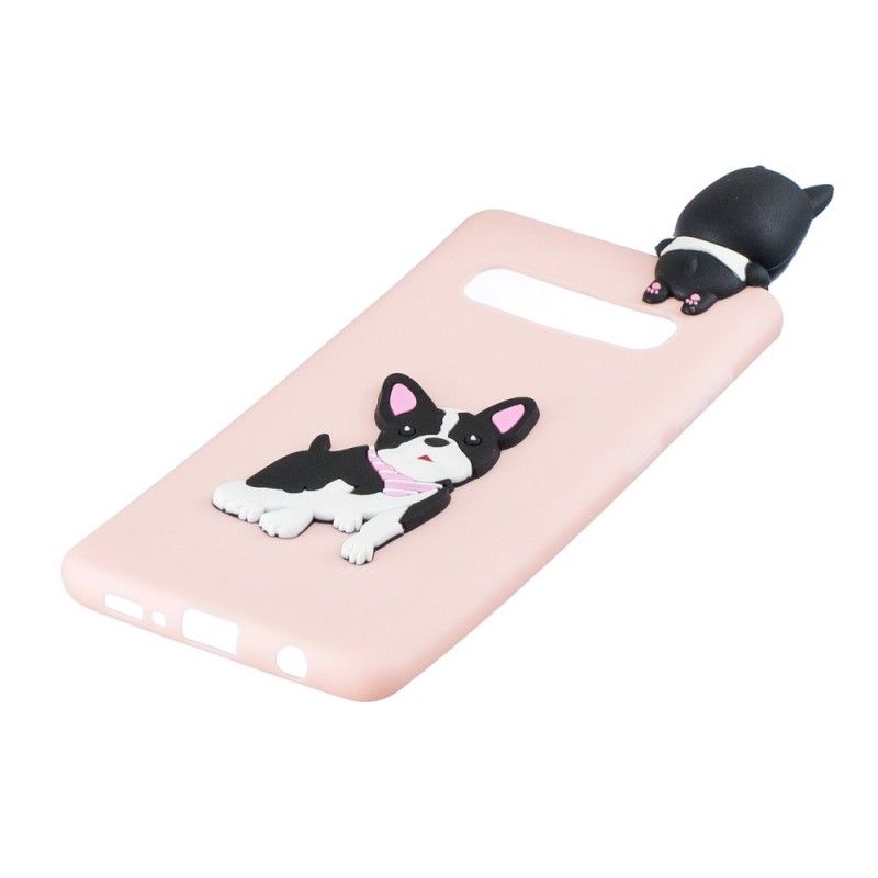 Hoesje Samsung Galaxy S10 Plus Telefoonhoesje 3D Mijn Puppy