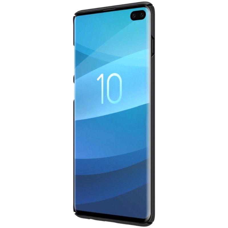 Hoesje Samsung Galaxy S10 Plus Zwart Stijve Frosted Nillkin