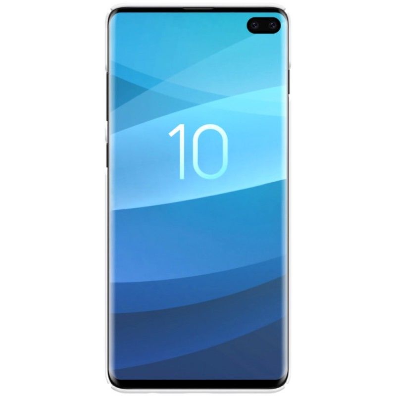 Hoesje Samsung Galaxy S10 Plus Zwart Stijve Frosted Nillkin