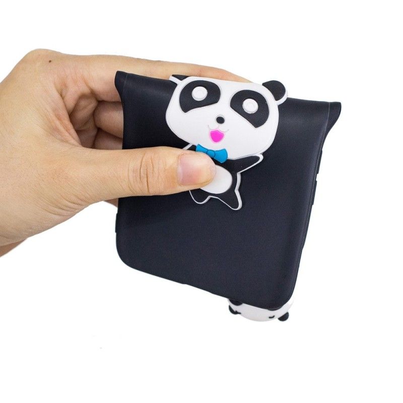 Hoesje voor Samsung Galaxy S10 Plus Rood 3D Mijn Panda