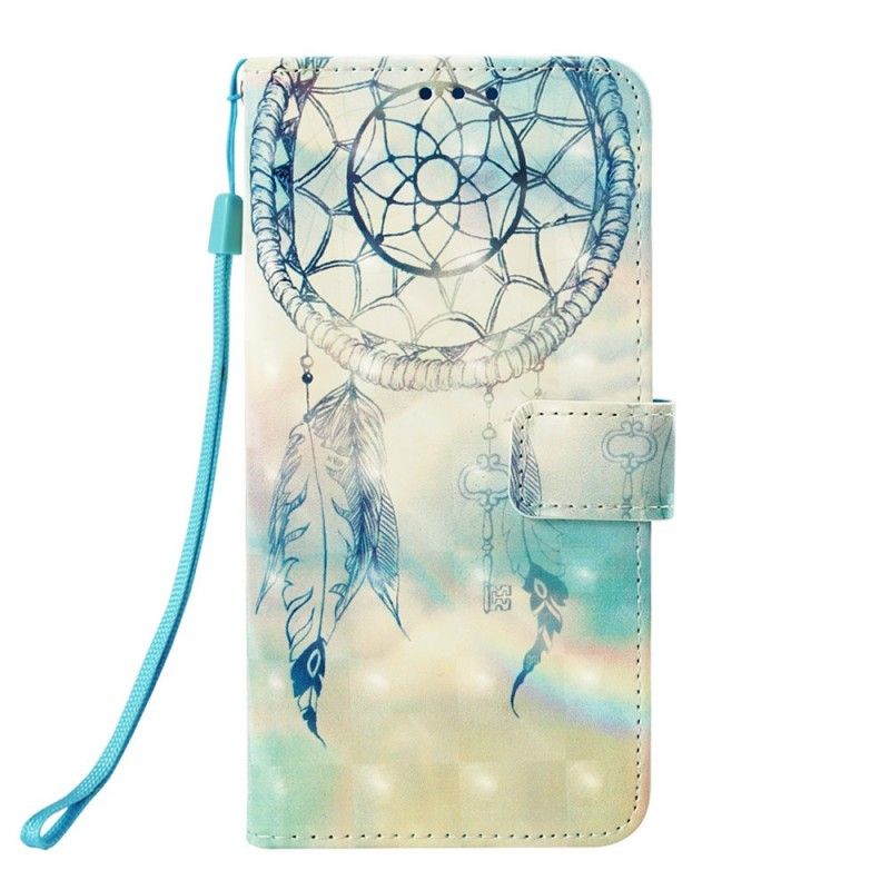 Leren Hoesje Samsung Galaxy S10 Plus Telefoonhoesje Aquarel Dromenvanger