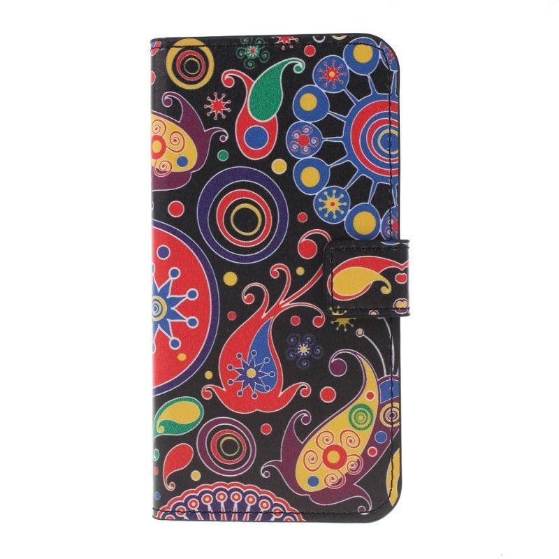 Leren Hoesje voor Samsung Galaxy S10 Plus Melkwegontwerp