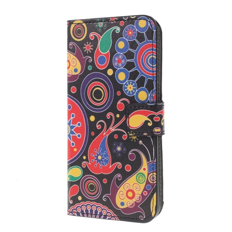 Leren Hoesje voor Samsung Galaxy S10 Plus Melkwegontwerp