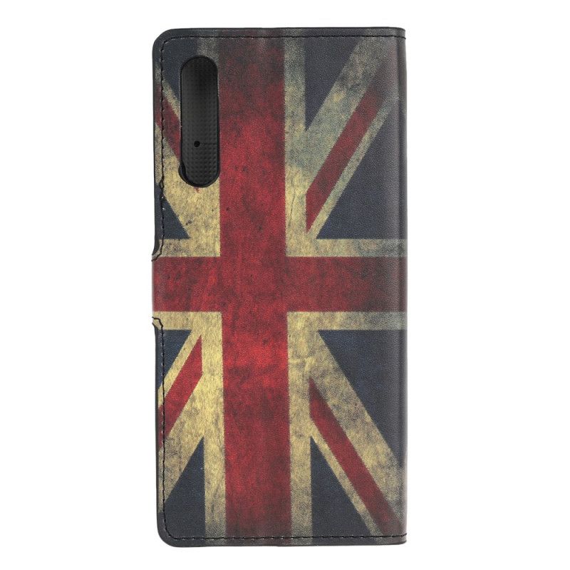 Leren Hoesje voor Huawei P Smart S Engelse Vlag