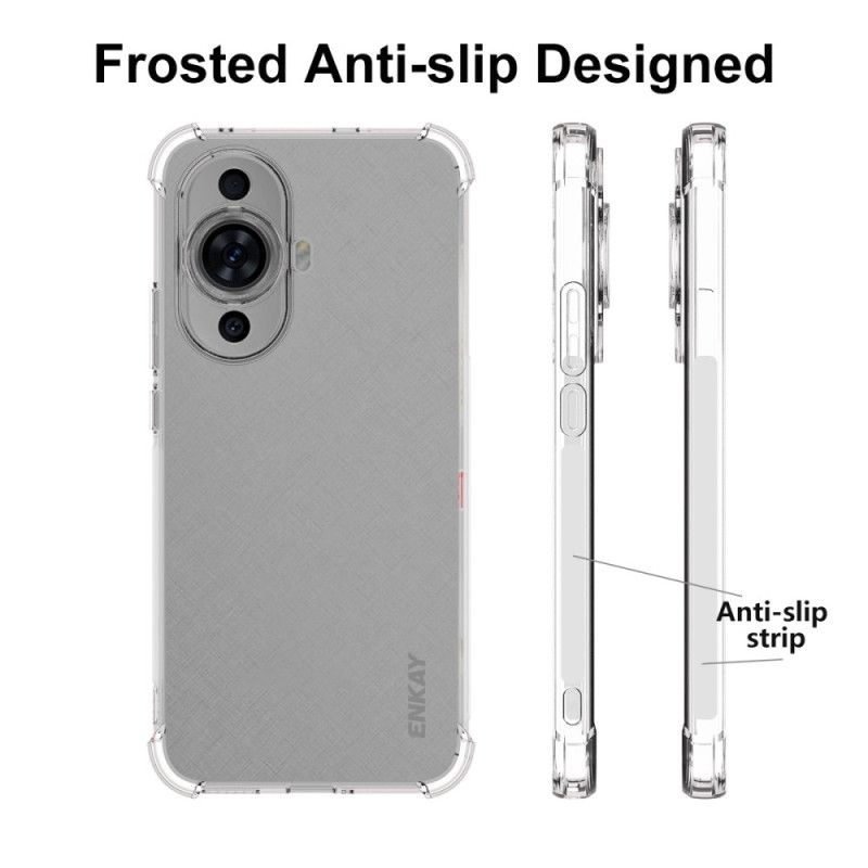 Case Hoesje Huawei Nova 12s Telefoonhoesje Transparante Enkay Versterkte Hoeken