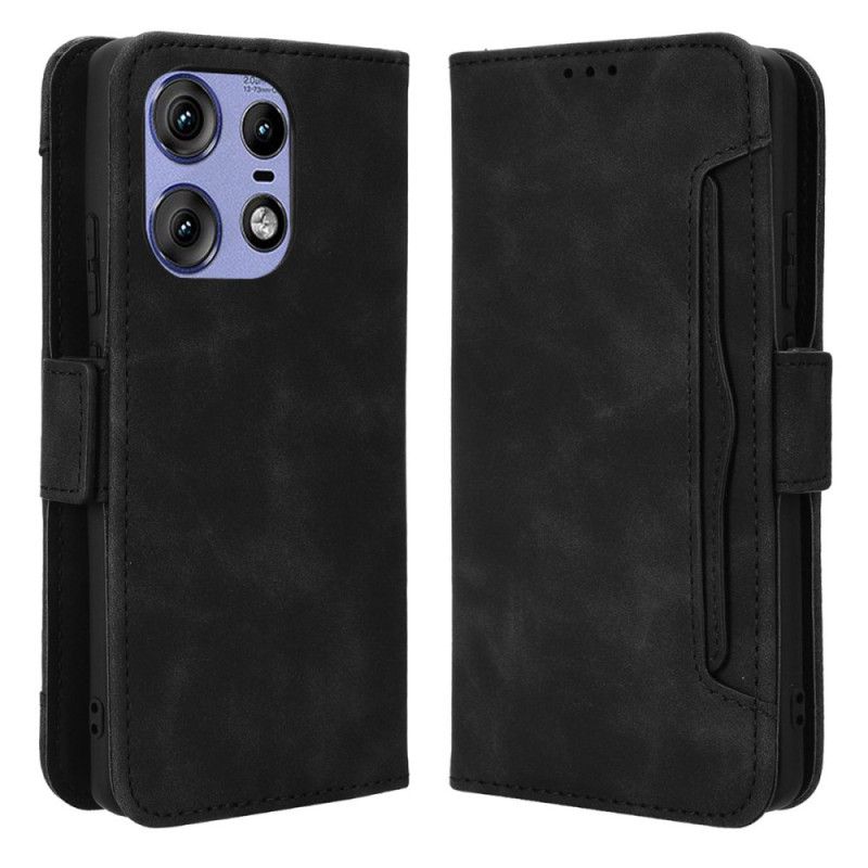 Flip Case Leren Motorola Edge 50 Pro Multikaarten