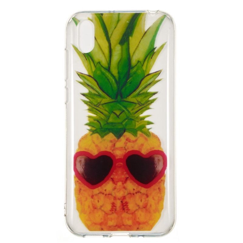 Hoesje voor Honor 8S Transparante Incognito Ananas