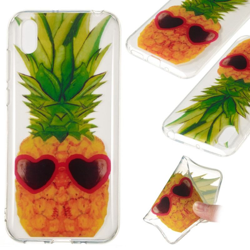 Hoesje voor Honor 8S Transparante Incognito Ananas