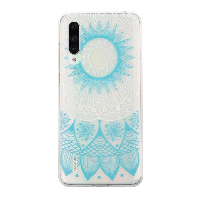 Case Hoesje Xiaomi Mi 9 Lite Roze Telefoonhoesje Transparante Kleurrijke Mandala