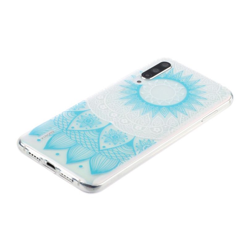 Case Hoesje Xiaomi Mi 9 Lite Roze Telefoonhoesje Transparante Kleurrijke Mandala