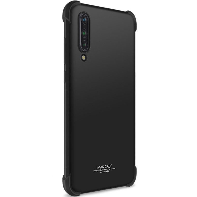 Hoesje voor Xiaomi Mi 9 Lite Grijs Zwart Met Imak-Schermfilm