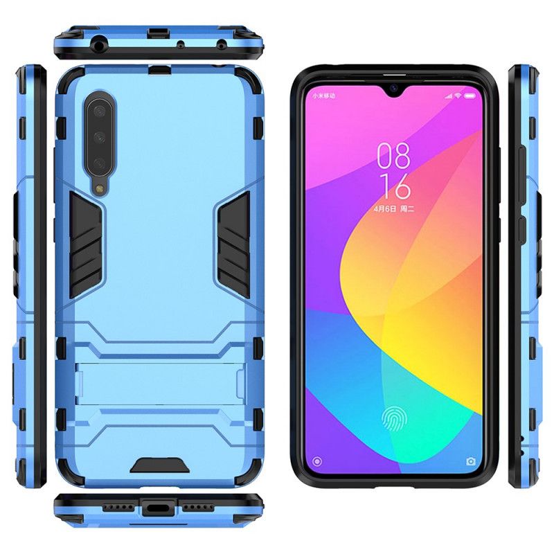 Hoesje Xiaomi Mi 9 Lite Grijs Zwart Ultrabestendig