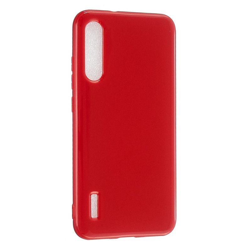 Hoesje Xiaomi Mi 9 Lite Rood Wit Ultrafijn Glanzend