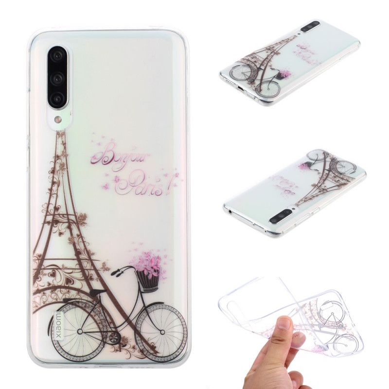 Hoesje Xiaomi Mi 9 Lite Transparant Hallo Parijs