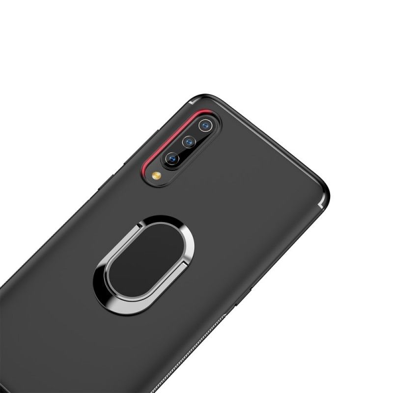 Cover Hoesje Xiaomi Mi 9 Rood Zwart Telefoonhoesje Premium Magnetische Ring